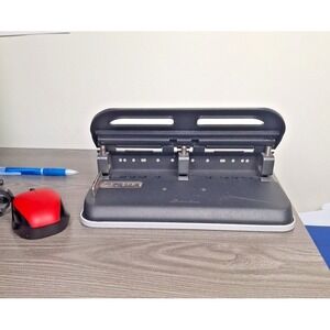 Swingline ACCO HEAVY DUTY 3-hole Punch 24 Page Capacity Model 74150 Sturdy Offic